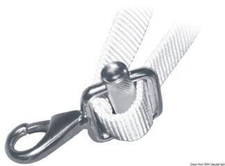 Moschettone inox con fibbia 25 mm - 09.250.20 Osculati Cime