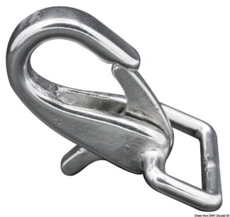 Moschettoni inox per nastro 25 mm con grilletto - 09.252.25 Osculati Grilli, moschettoni