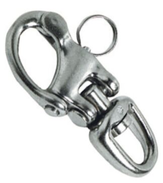 Moschettone inox spinnaker 82 mm - 09.846.01 Osculati Grilli, moschettoni