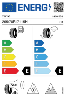 Pneumatici Auto Invernali TOYO GSI6 265/70 R17 115H - immagine 2