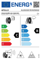 Pneumatici Auto Invernali APOLLO XP-WIN 255/55 R18 109V XL - immagine 2