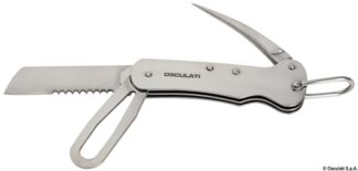 Coltello marinaio inox 100 mm - 10.285.10 Osculati Occhioli, bottoni, coltelli