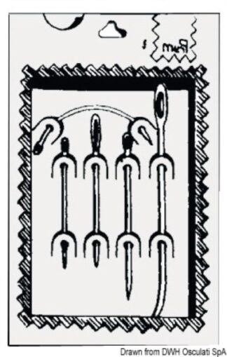 Prym 131107 ago da cucito 5 pz Cucito a mano Osculati Occhioli, bottoni, coltelli