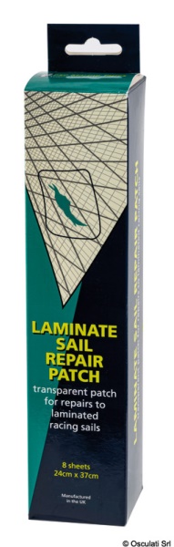 Toppe autoadesive per vele laminate cm 24 x 37 - 10.391.00 Osculati Occhioli, bottoni, coltelli