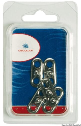 Blister 5 maschi Loxx + piastrina - 10.443.50 Osculati Occhioli, bottoni, coltelli