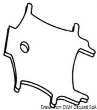 Chiavetta montaggio Perfix - 10.449.00 Osculati Occhioli, bottoni, coltelli