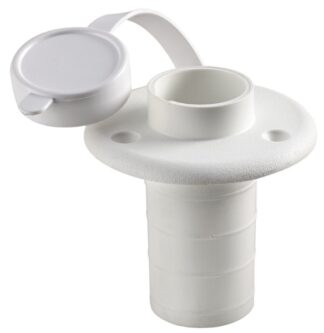 Basetta plastica bianca incasso piano 2 contatti - 11.000.03 Osculati Luci via, fanali