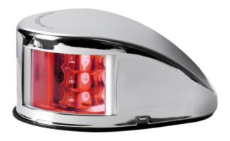 Fanale di via Mouse Deck rosso corpo inox - 11.037.21 Osculati Luci via, fanali