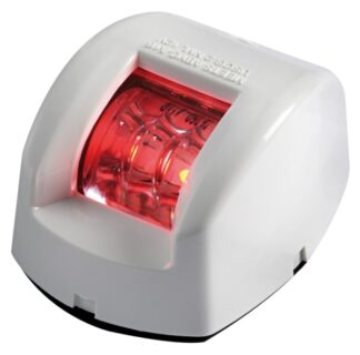 Fanale di via Mouse rosso corpo ABS bianco - 11.038.01 Osculati Luci via, fanali