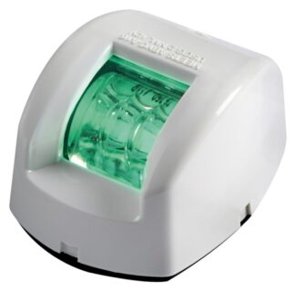 Fanale di via Mouse verde corpo ABS bianco - 11.038.02 Osculati Luci via, fanali