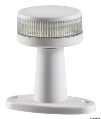 Luce di Fonda 360° Evoled in ABS bianco - 11.039.26 Osculati Luci via, fanali