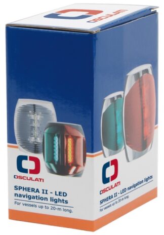 Fanale di via Sphera II bicolore corpo bianco - 11.060.15 Osculati Luci via, fanali