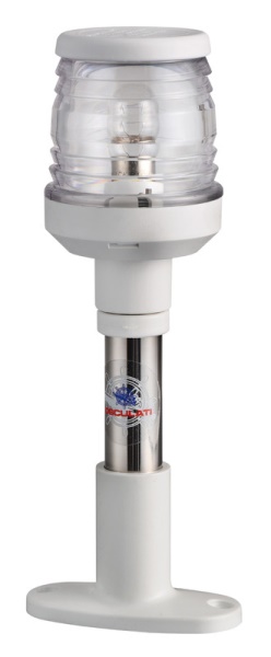 Asta con fanale bianco 20 cm - 11.113.21 Osculati Luci via, fanali