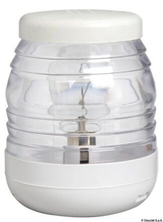 Fanale testa albero bianco/bianco 360° 12 V - 11.135.01 Osculati