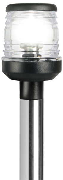 Asta Classic 360° estraibile 60 cm con base nera - 11.164.06 Osculati Luci via, fanali