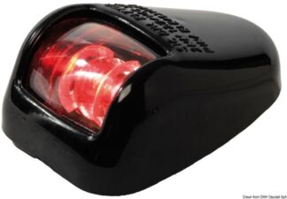 Fanale nero rosso 112° Orions - 11.395.01 Osculati Luci via, fanali