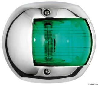 Fanale Compact 12 inox verde - 11.406.02 Osculati Luci via, fanali