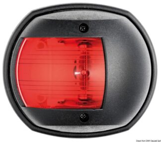 Fanale Classic 12 rosso - nero - 11.410.01 Osculati Luci via, fanali