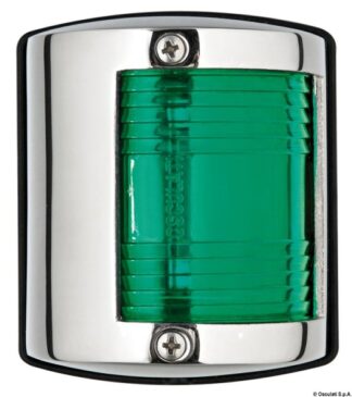 Fanale U85 inox verde - 11.414.02 Osculati Luci via, fanali