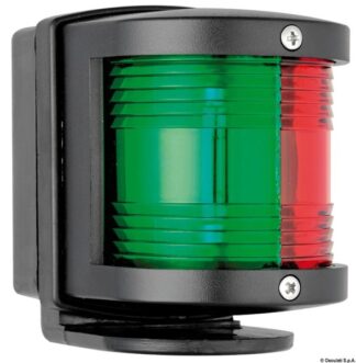 Fanale U77 rosso/verde/nero basetta posteriore - 11.416.05 Osculati Luci via, fanali