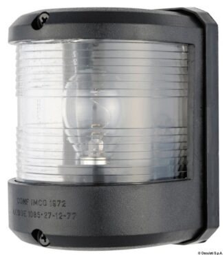 Fanale U78 testa albero-nero 12 V - 11.417.03 Osculati Luci via, fanali