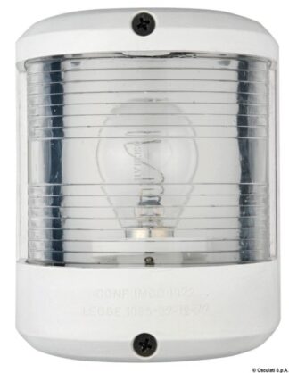 Fanale U78 testa albero bianco 12 V - 11.427.03 Osculati Luci via, fanali