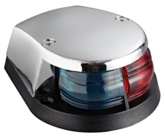 Fanale prua cromato bicolore - 11.500.00 Osculati Luci via, fanali