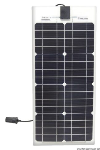 Pannello solare Enecom 22 Wp 620x 272 mm - 12.034.01 Osculati Torce, batterie