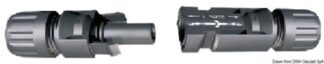 Connettori IP67 M + F per pannelli solari - 12.034.09 Osculati Torce, batterie