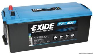Batteria Exide agm 240 Ah - 12.412.05 Osculati Torce, batterie