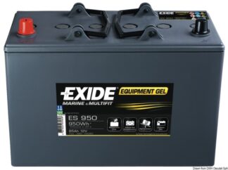 Batteria Exide gel 85 Ah - 12.413.03 Osculati Torce, batterie