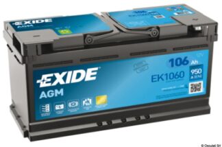 Batteria EXIDE EK1060 - AGM 106 Ah - 12.414.04 Osculati Torce, batterie