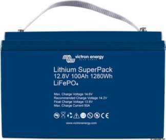Batteria al litio SuperPack 12,8V/100Ah-a (M8) - 12.445.03 Osculati Torce, batterie
