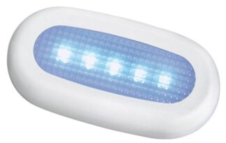 Luce di cortesia stagna 5 LED blu - 13.178.32 Osculati Fari, plafoniere