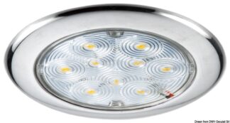 Plafoniera 9 LED luce bianca - 13.179.90 Osculati Fari, plafoniere