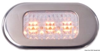 Luce cortesia inox 3 LED gialli - 13.181.01 Osculati Fari, plafoniere