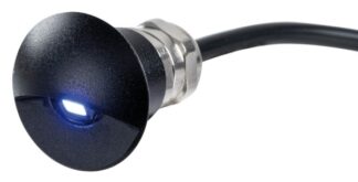 Luce di cortesia luce LED blu corpo nero opaco - 13.182.11 Osculati Fari, plafoniere