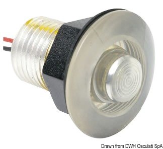 Luce di cortesia a LED rossa - 13.183.02 Osculati Fari, plafoniere