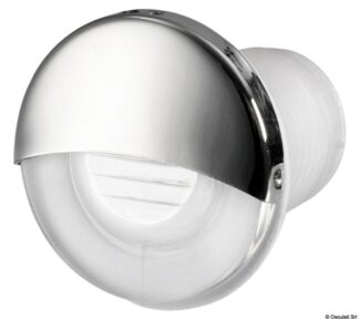 Luce di cortesia LED da incasso tonda bianca - 13.188.11 Osculati Fari, plafoniere