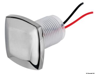 Luci di cort LED SQUARE luce bianca verso il basso - 13.188.30 Osculati Fari, plafoniere