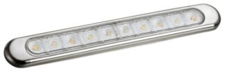 Plafoniera lineare in finitura inox AISI 316 - 13.192.01 Osculati Fari, plafoniere