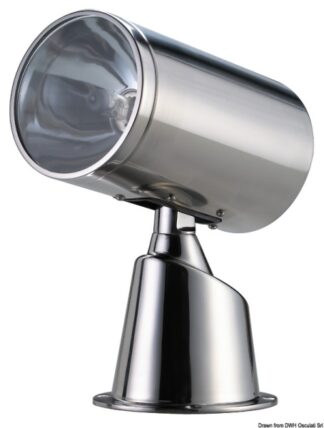 Faro Artemis inox elettrocomandato 24 V - 13.229.02 Osculati Fari, plafoniere