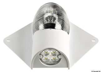Luce di via/coperta Led 12/24 V corpo bianco - 13.243.89 Osculati Fari, plafoniere