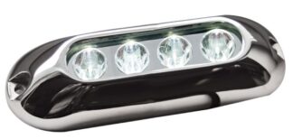 Faro subacqueo 4 LED bianchi - 13.281.00 Osculati Fari, plafoniere