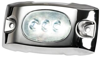 Luce subacquea LED blu con cover inox 12/24V - 13.276.12 Osculati Fari, plafoniere