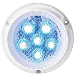 Luce subacquea tonda 134 mm blu - 13.276.06 Osculati Fari, plafoniere
