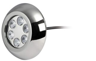 Faro subacqueo 6 LED blu con viti - 13.295.01 Osculati Fari, plafoniere