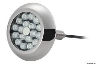 Faro subacqueo 18 LED blu con viti - 13.300.02 Osculati Fari, plafoniere