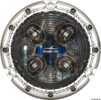 PIRANHA P4 LED dual color bianco e blu polymer - 13.350.03 Osculati Fari, plafoniere