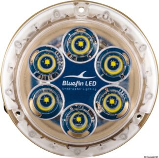 PIRANHA P6 NITRO LED bianco e blu 12V - 13.350.25 Osculati Fari, plafoniere